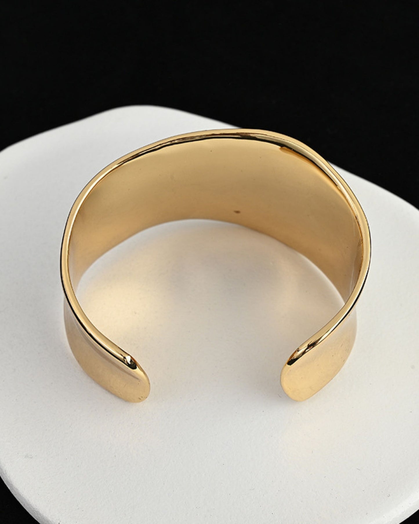 Gold Tide Mirror Bangle