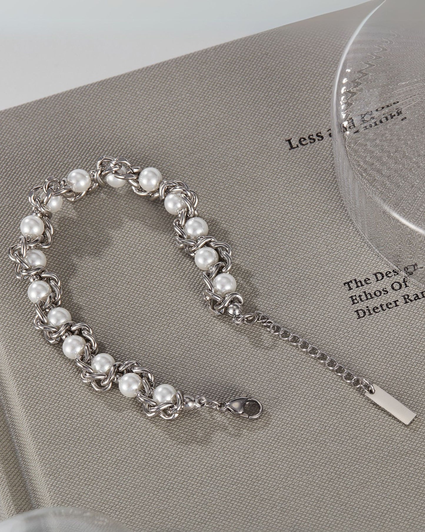 Silver Ethereal Rebel Pearl Bracelet