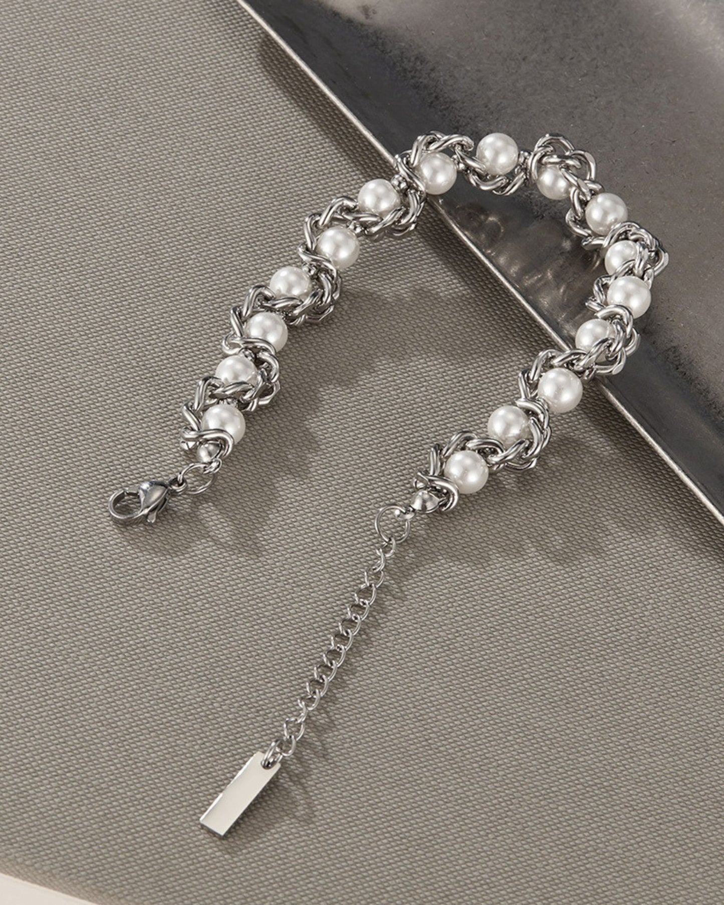 Silver Ethereal Rebel Pearl Bracelet