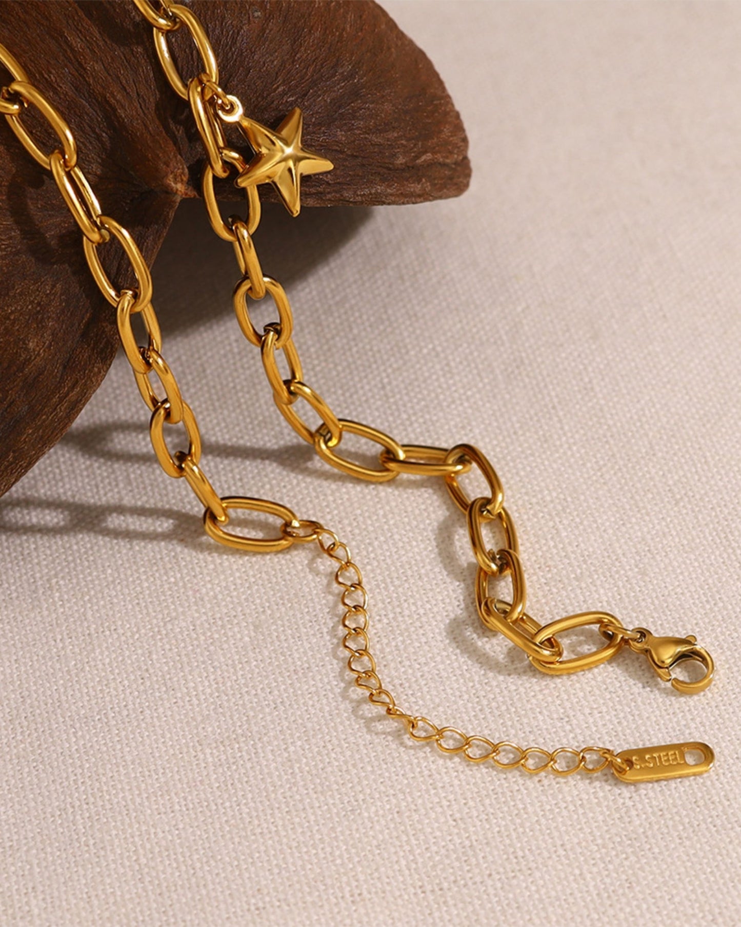 Gold Marine Dream Charm Necklace