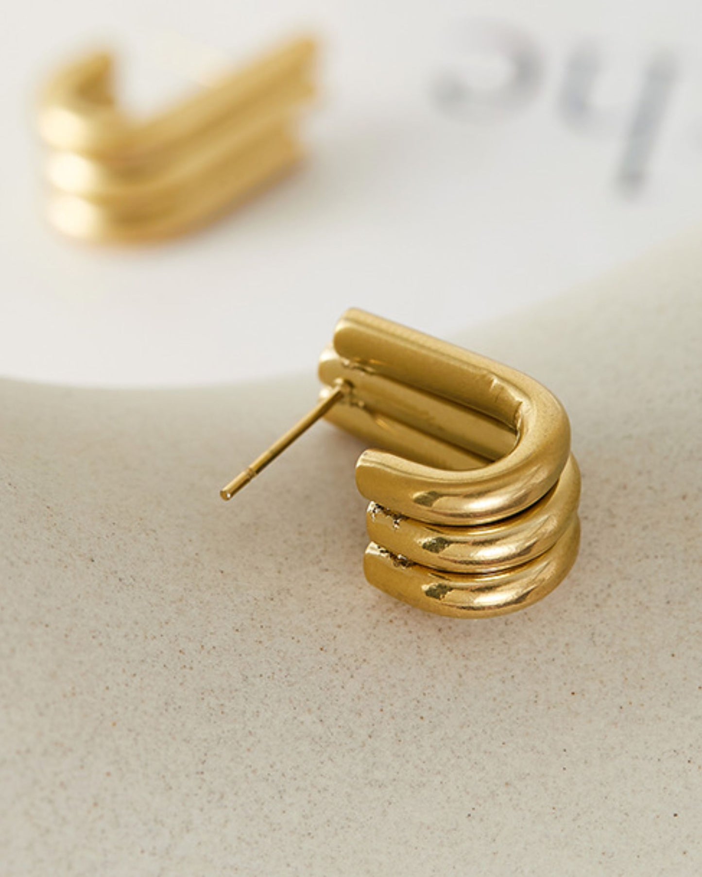 Gold Reverie Hook Earrings