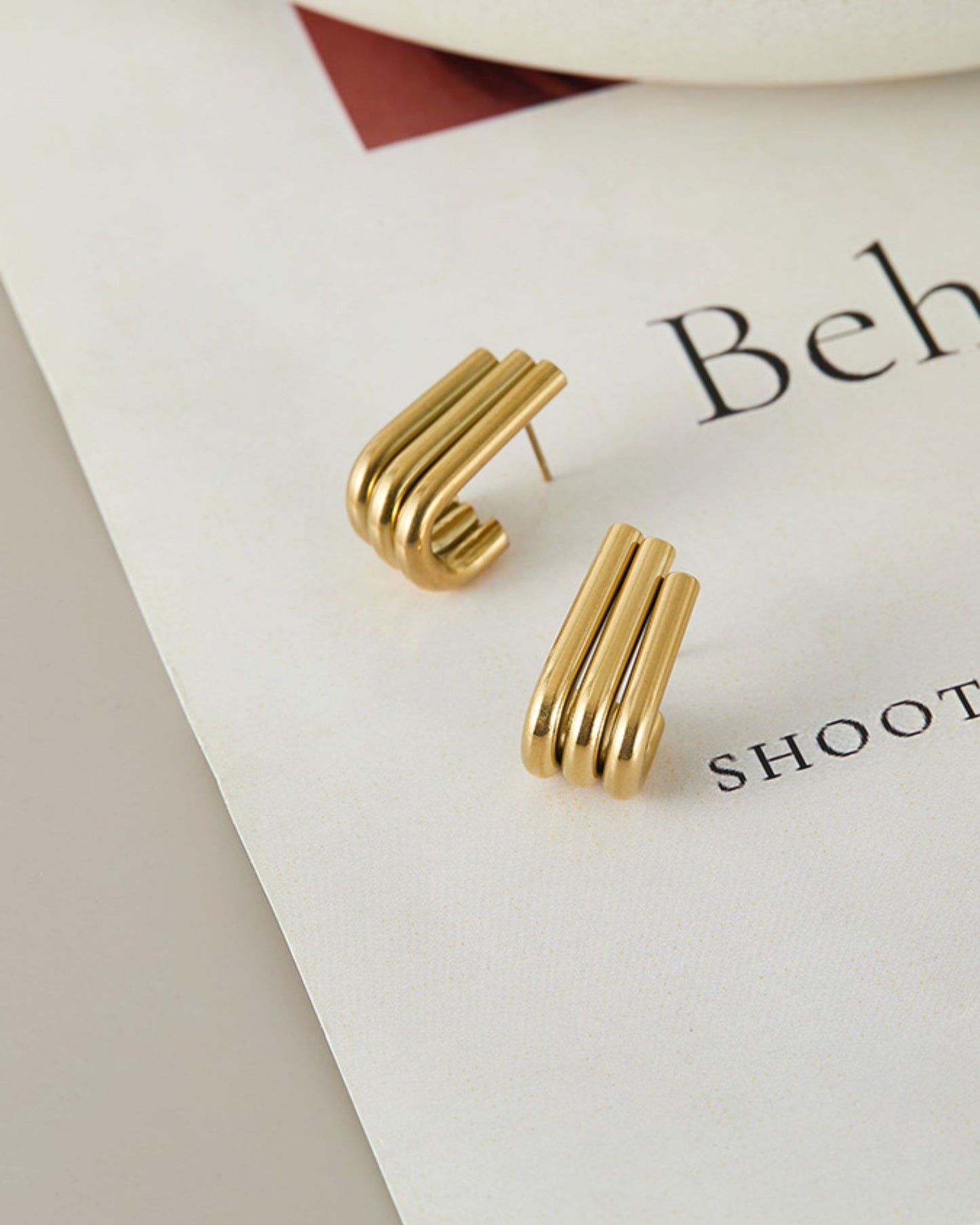 Gold Reverie Hook Earrings