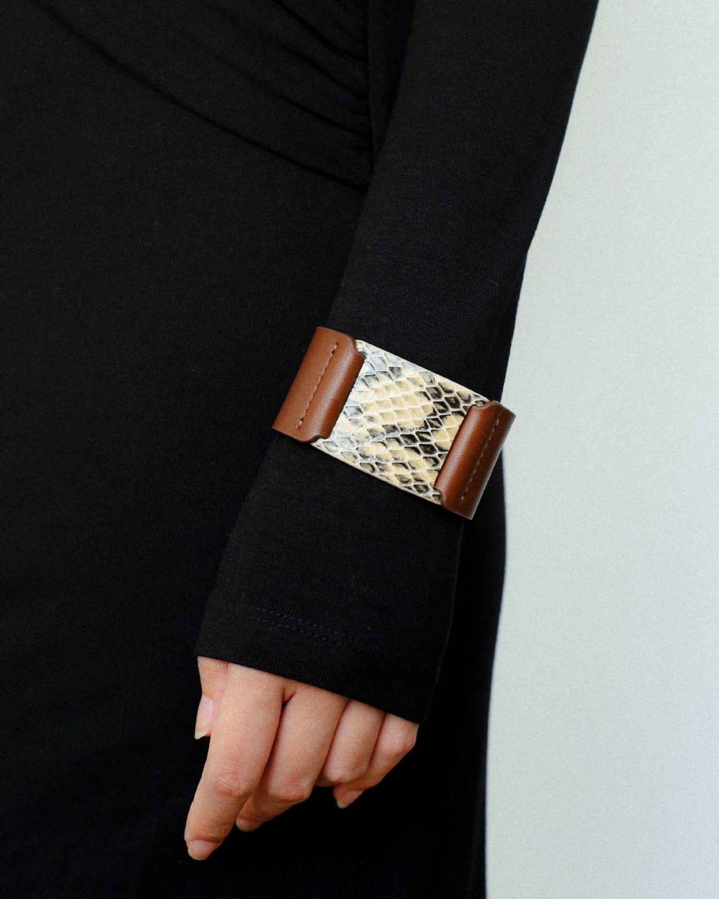 Brown_Snakeline_Strap_Bangle_2