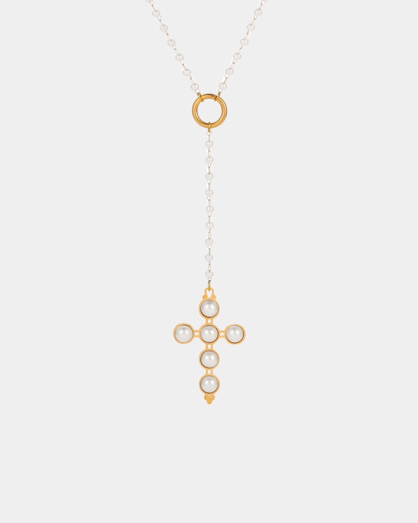 Gold_Aphrodite_Pearl_Cross_Lariat_Necklace_1