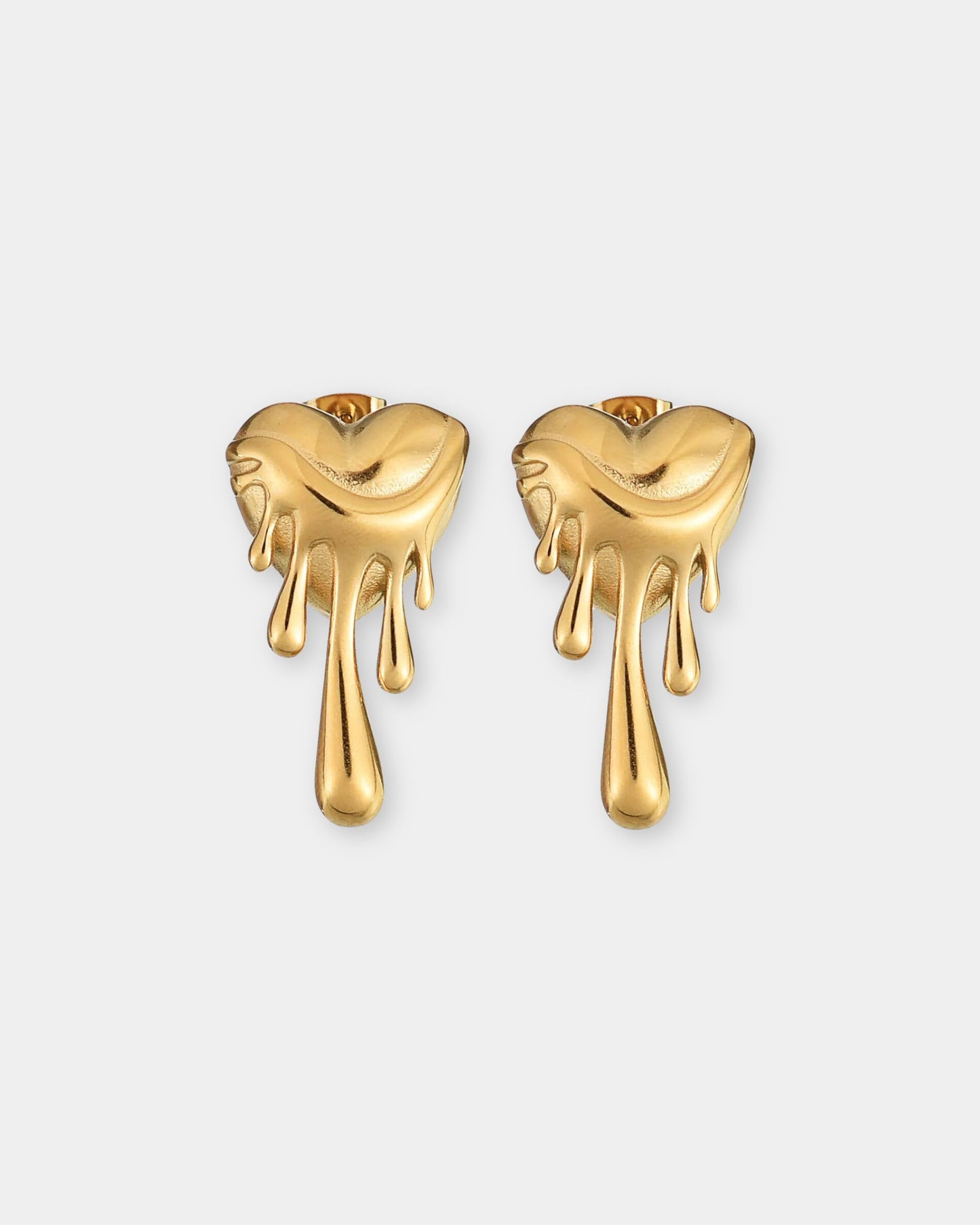 Gold_Dripping_Heart_Stud_Earrings_1