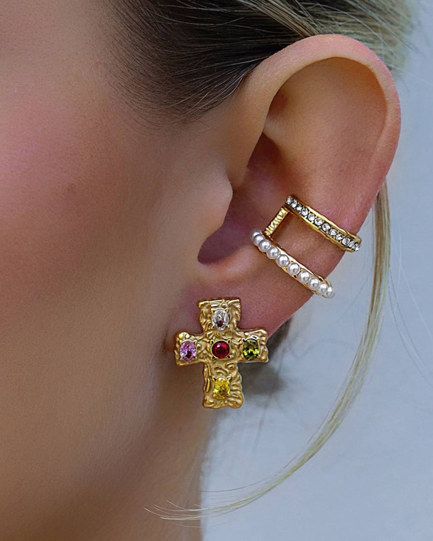 Gold_Evangeline_Cross_Stud_Earrings_3