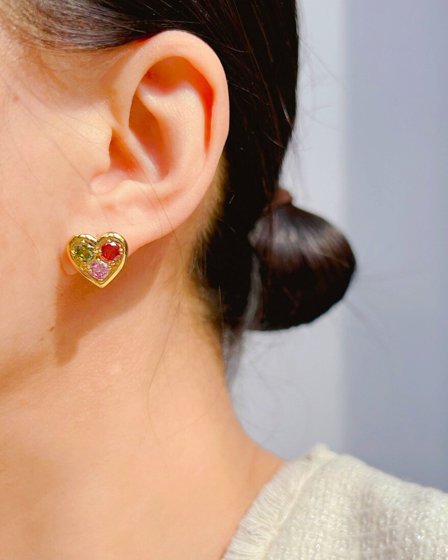 Gold_Forest_Gem_Stud_Earrings_4