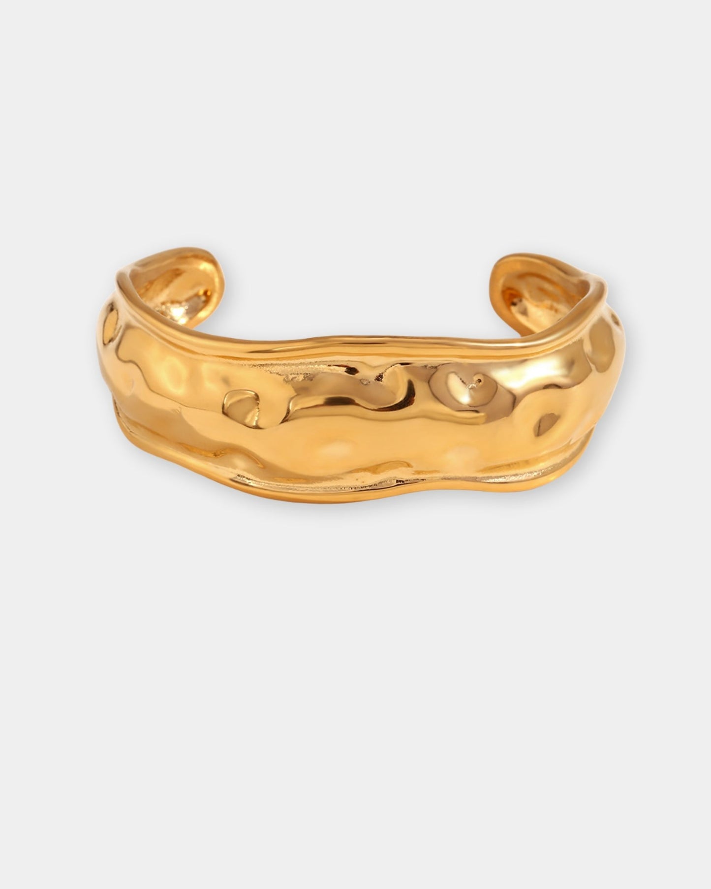 Gold_Hammered_Chunky_Bangle_1