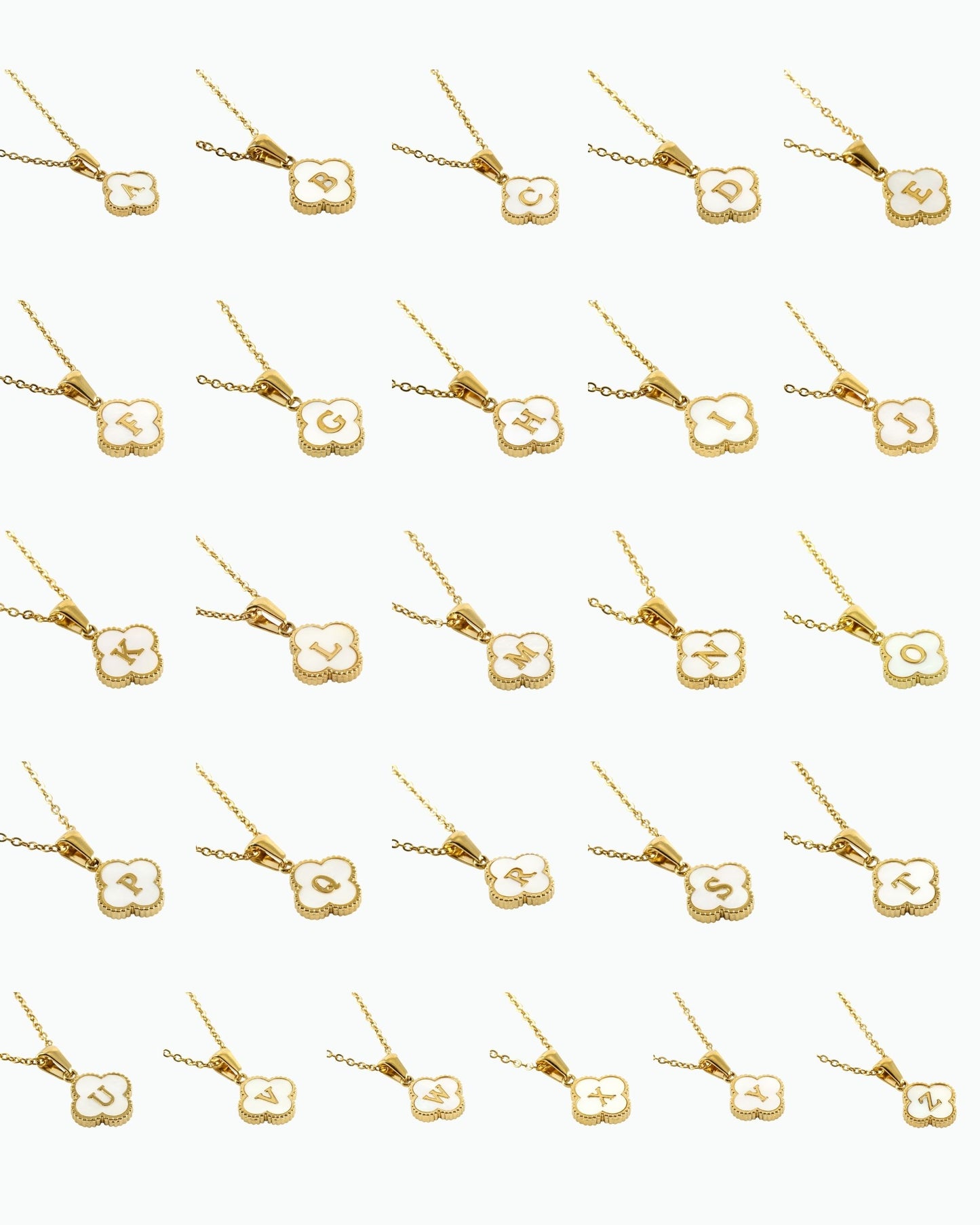 Gold_Lucky_Clover_Initial_Necklace_1