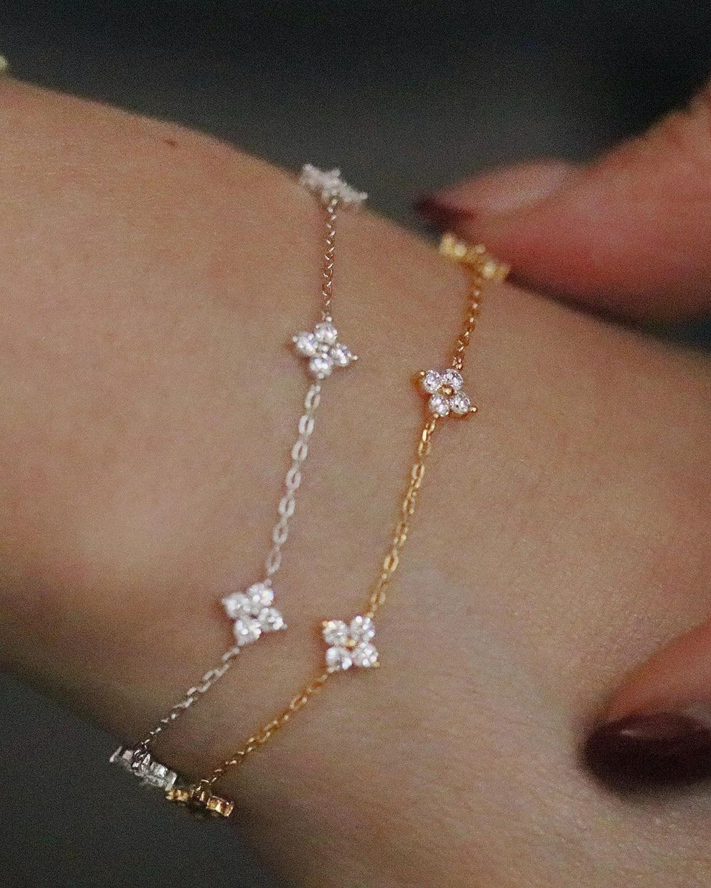 Gold_Lucky_Clover_Station_Bracelet_3