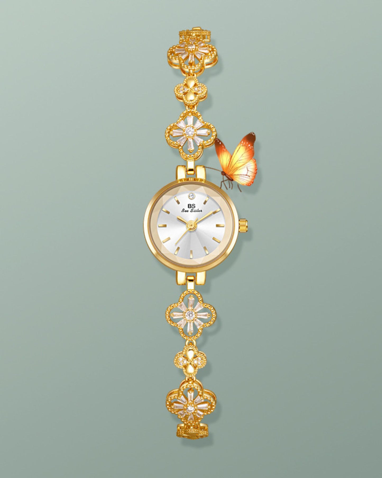 Gold_Lucky_Clover_Watch_Bracelet_3