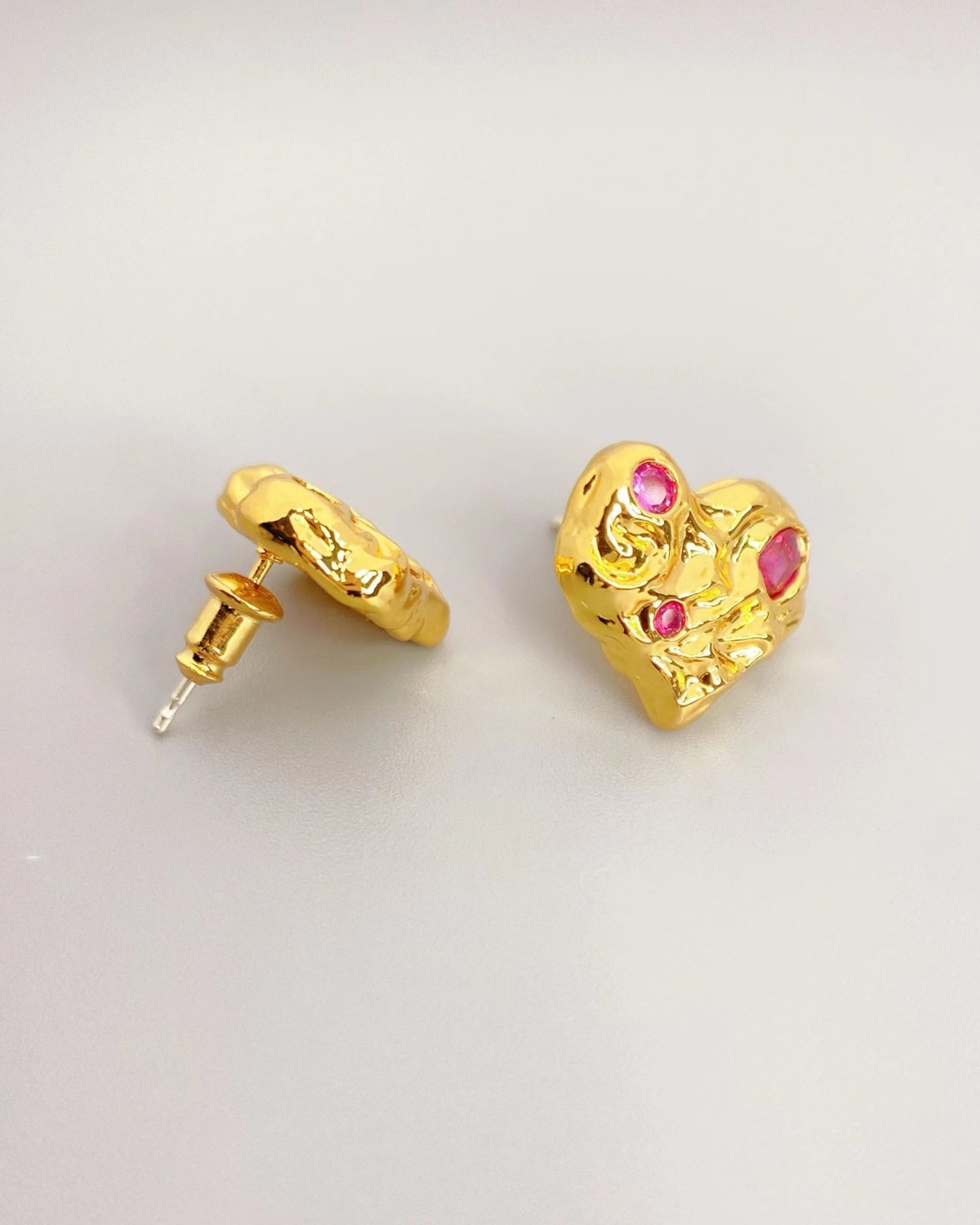 Gold_Meteorite_Stud_Earrings_2