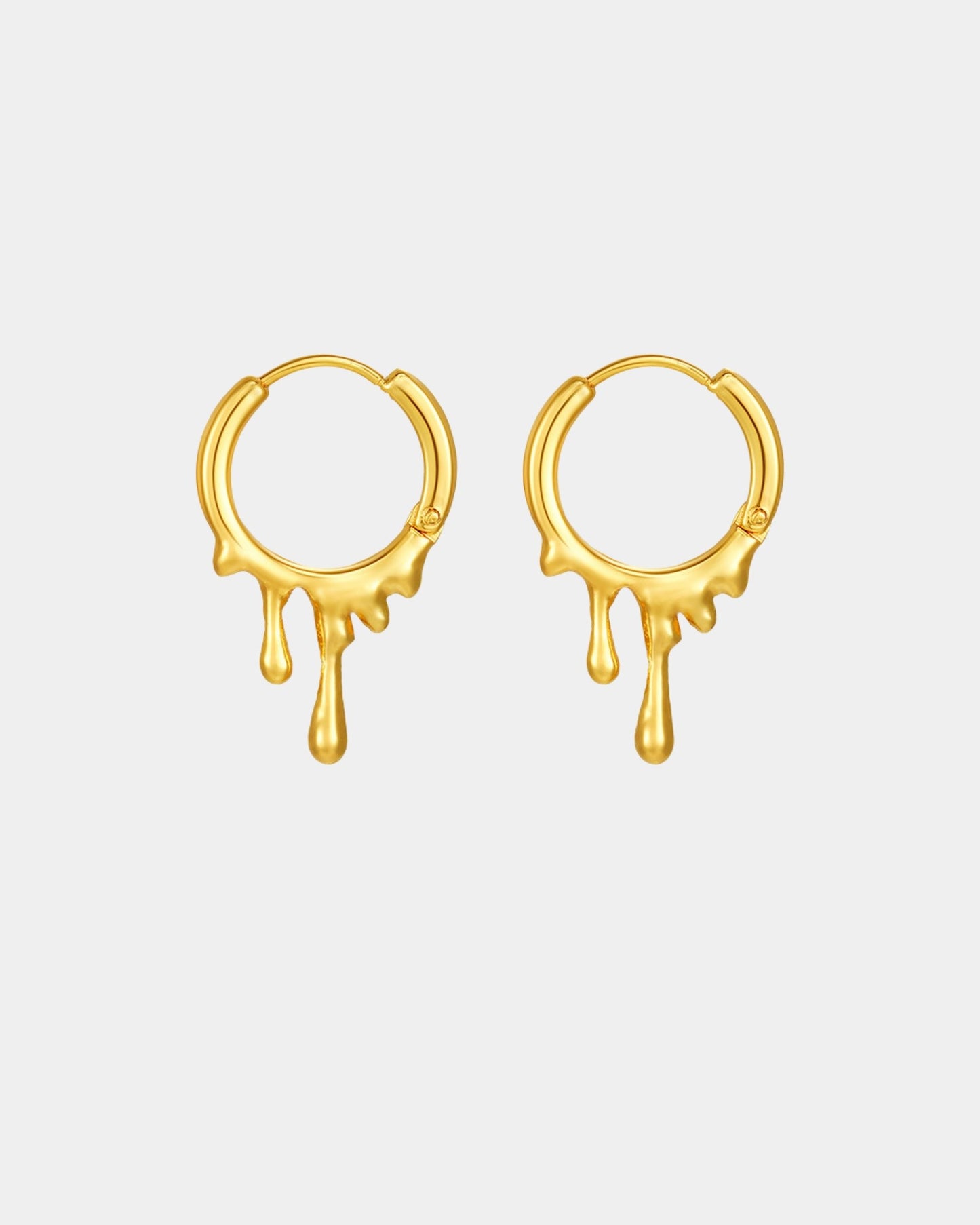 Gold_Molten_Caramel_Drip_Hoop_Earrings_1