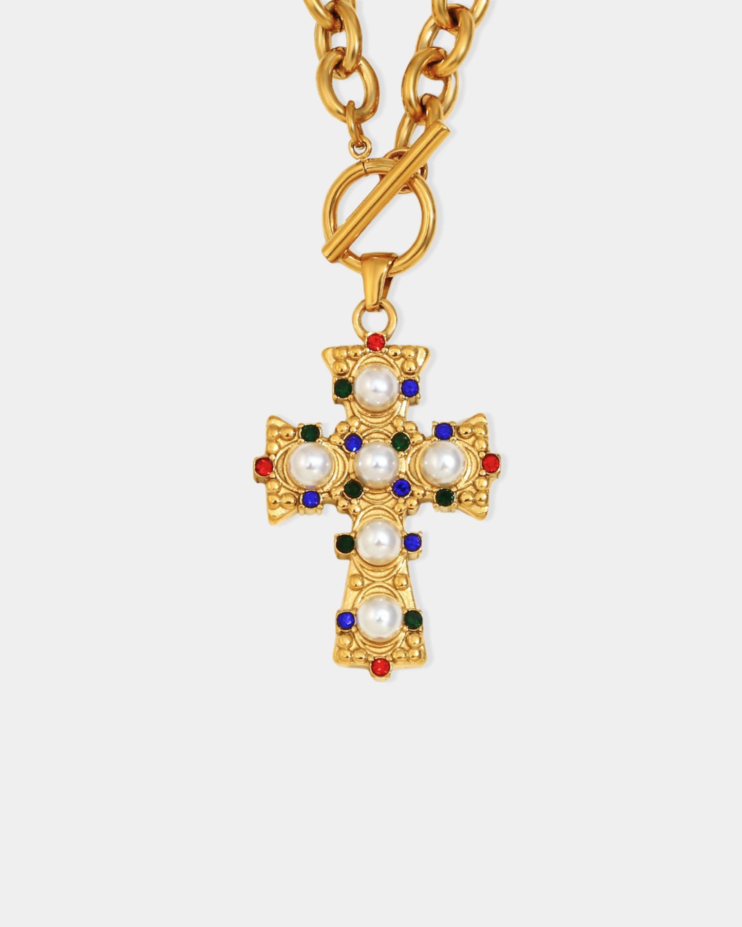 Gold_Mystic_Cross_Pearl_Necklace_1