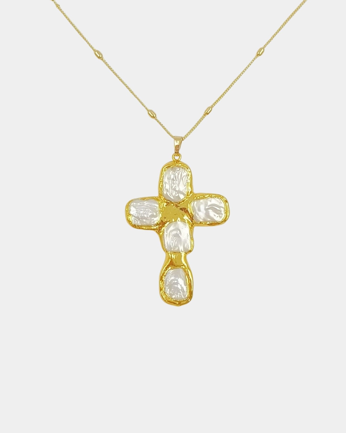 Gold_Pearl_Cross_Amulet_Necklace_1