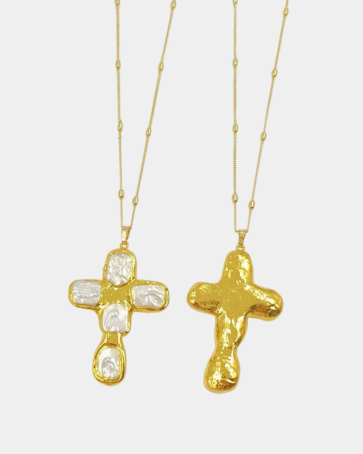 Gold_Pearl_Cross_Amulet_Necklace_2