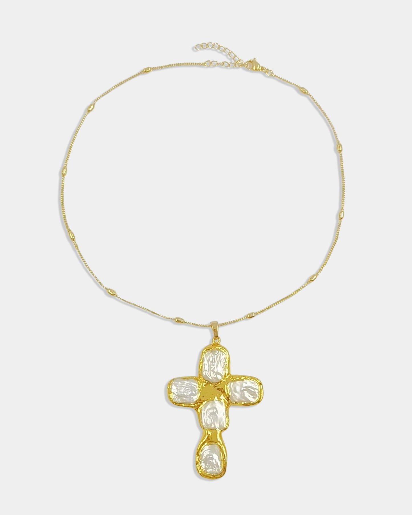 Gold_Pearl_Cross_Amulet_Necklace_3