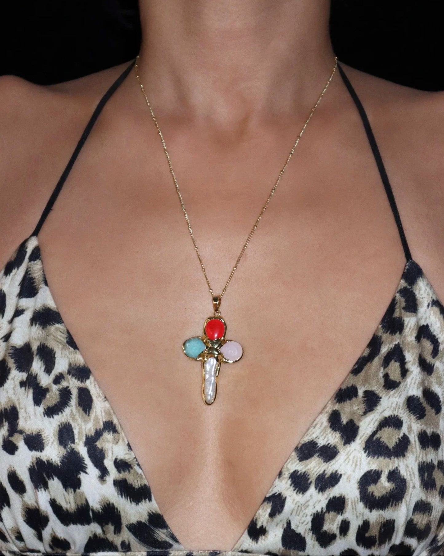 Gold_Sancta_Cross_Gemstone_Necklace_11