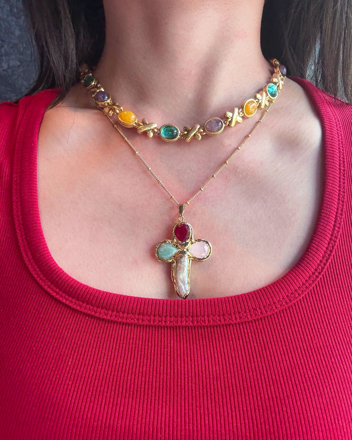 Gold_Sancta_Cross_Gemstone_Necklace_8
