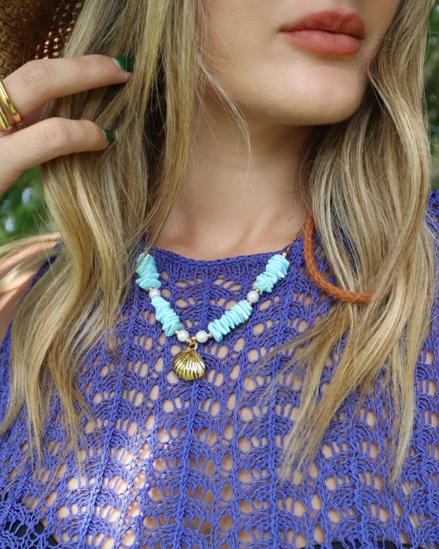Gold Seabreeze Melody Necklace