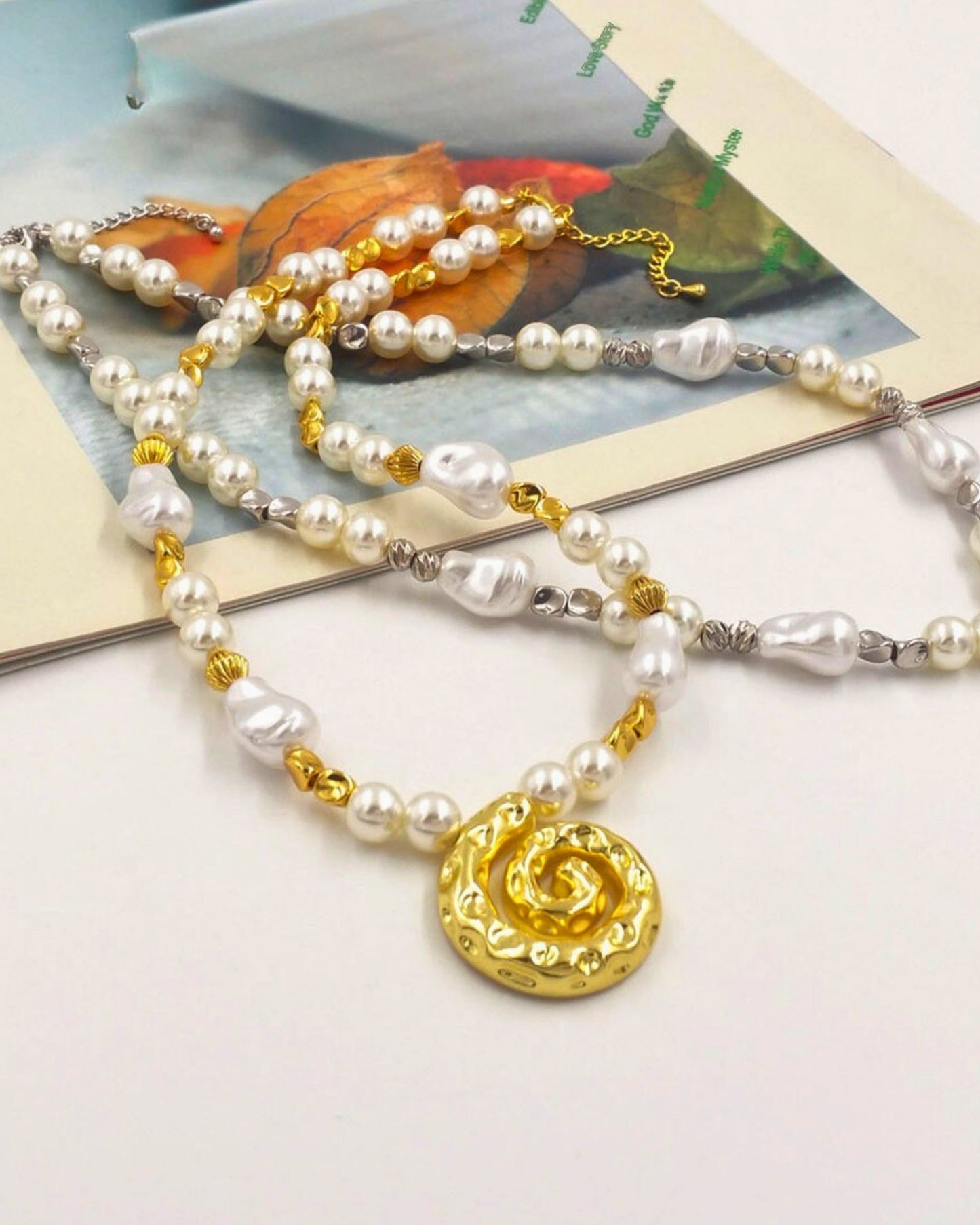 Gold_Spiral_Pearl_Totem_Necklace_2