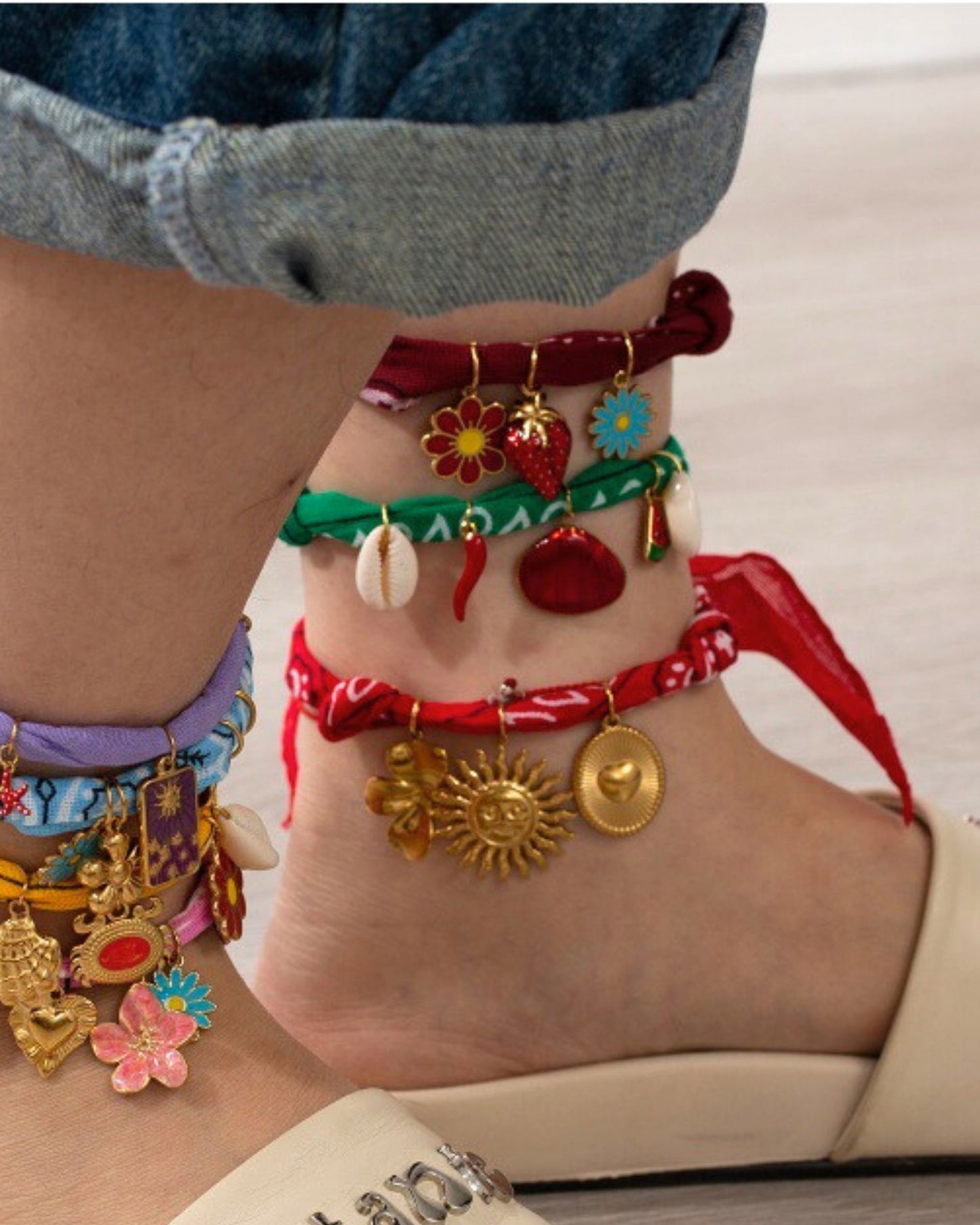 Gold_Sunspell_Cord_Anklet_4