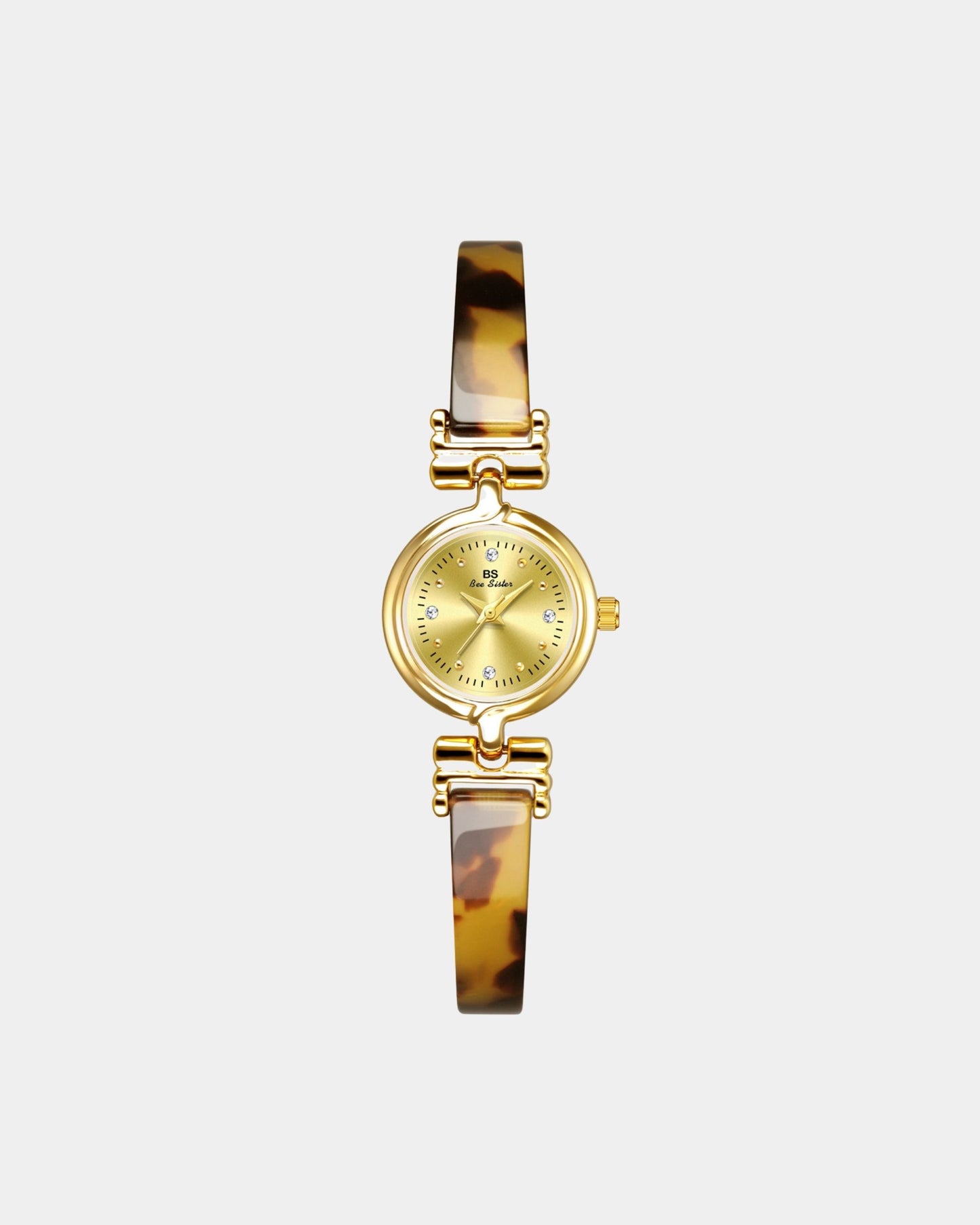 Gold_Tortoise_Shell_Chain_Watch_Bracelet_1