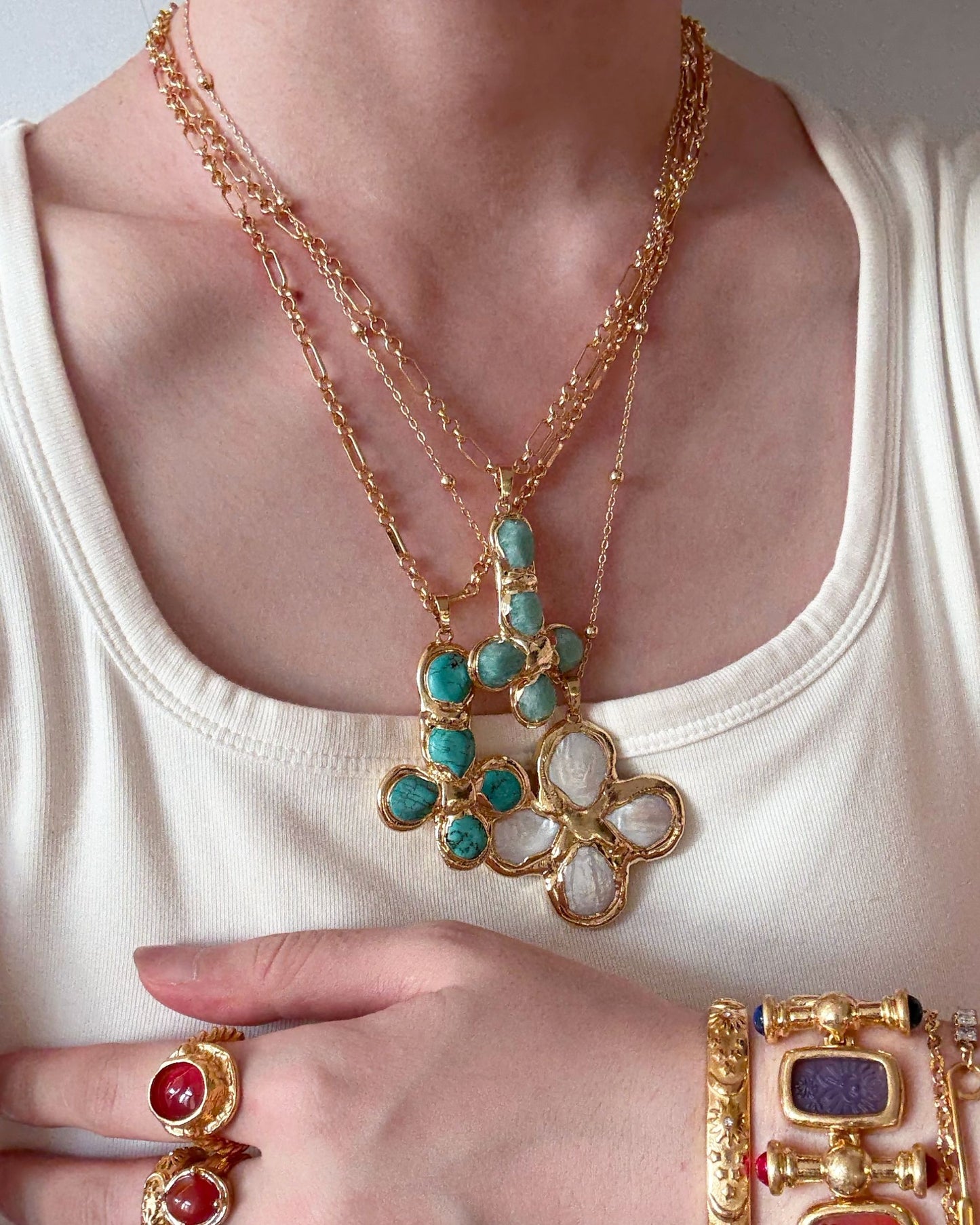 Gold_Turquoise_Cross_Necklace_4