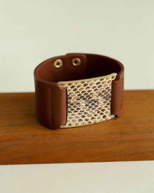 Brown_Snakeline_Strap_Bangle_1