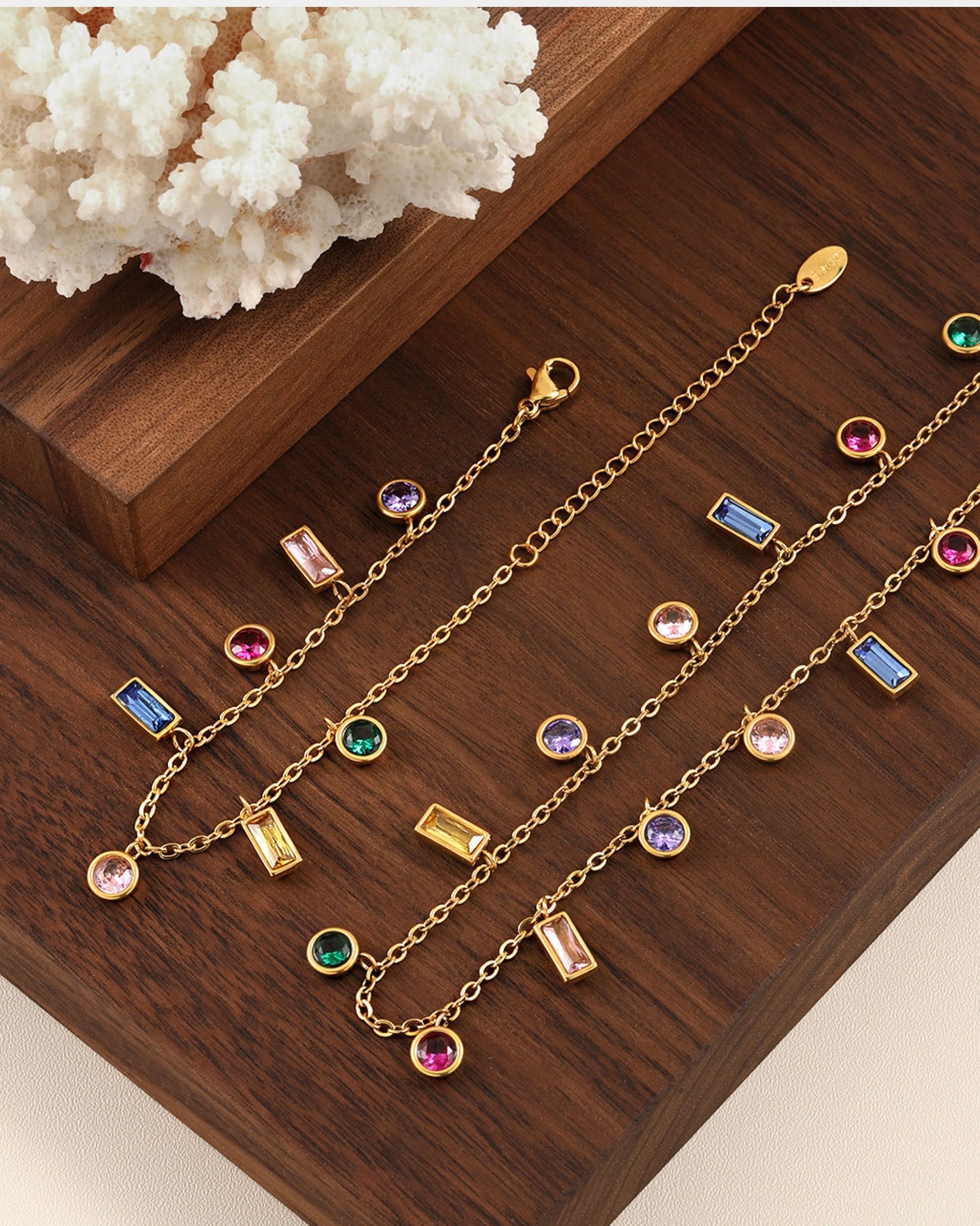 Gold_Colorful_Rain_Drop_Station_Bracelet_4