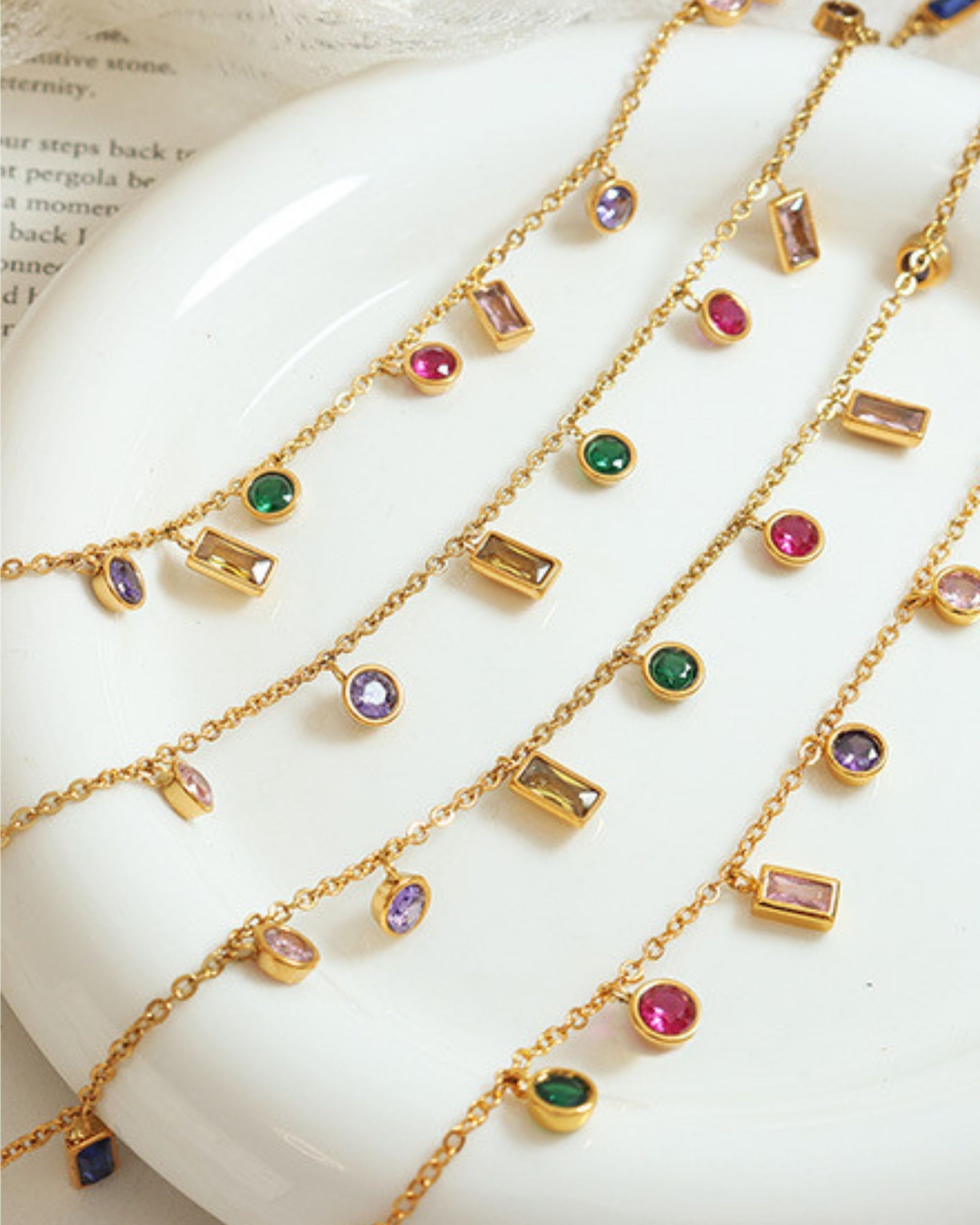 Gold_Colorful_Rain_Drop_Station_Necklace-2