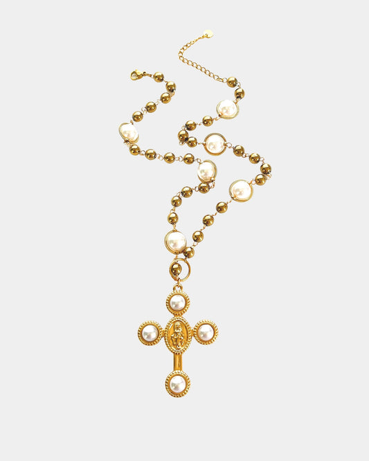 Gold_Cross_Pearl_Bead_Necklace_1