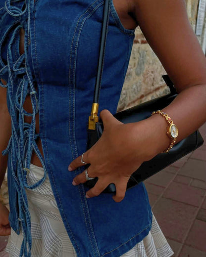 Gold Éclat Watch Bracelet