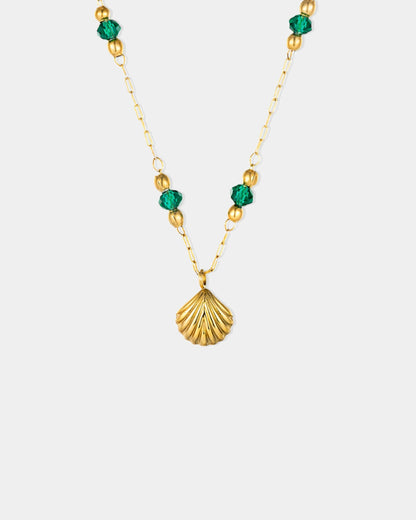 Gold_Emerald_Shell_Necklace_1