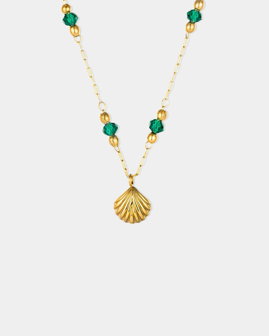 Gold_Emerald_Shell_Necklace_1