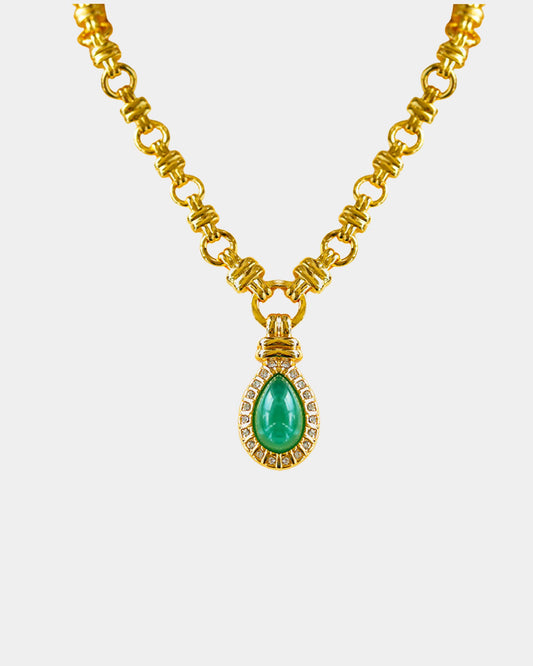 Gold_Esmeralda_Teardrop_Pendant_Necklace_9