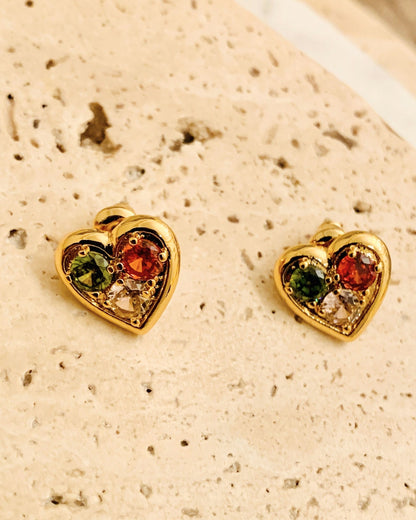 Gold_Forest_Gem_Stud_Earrings_2