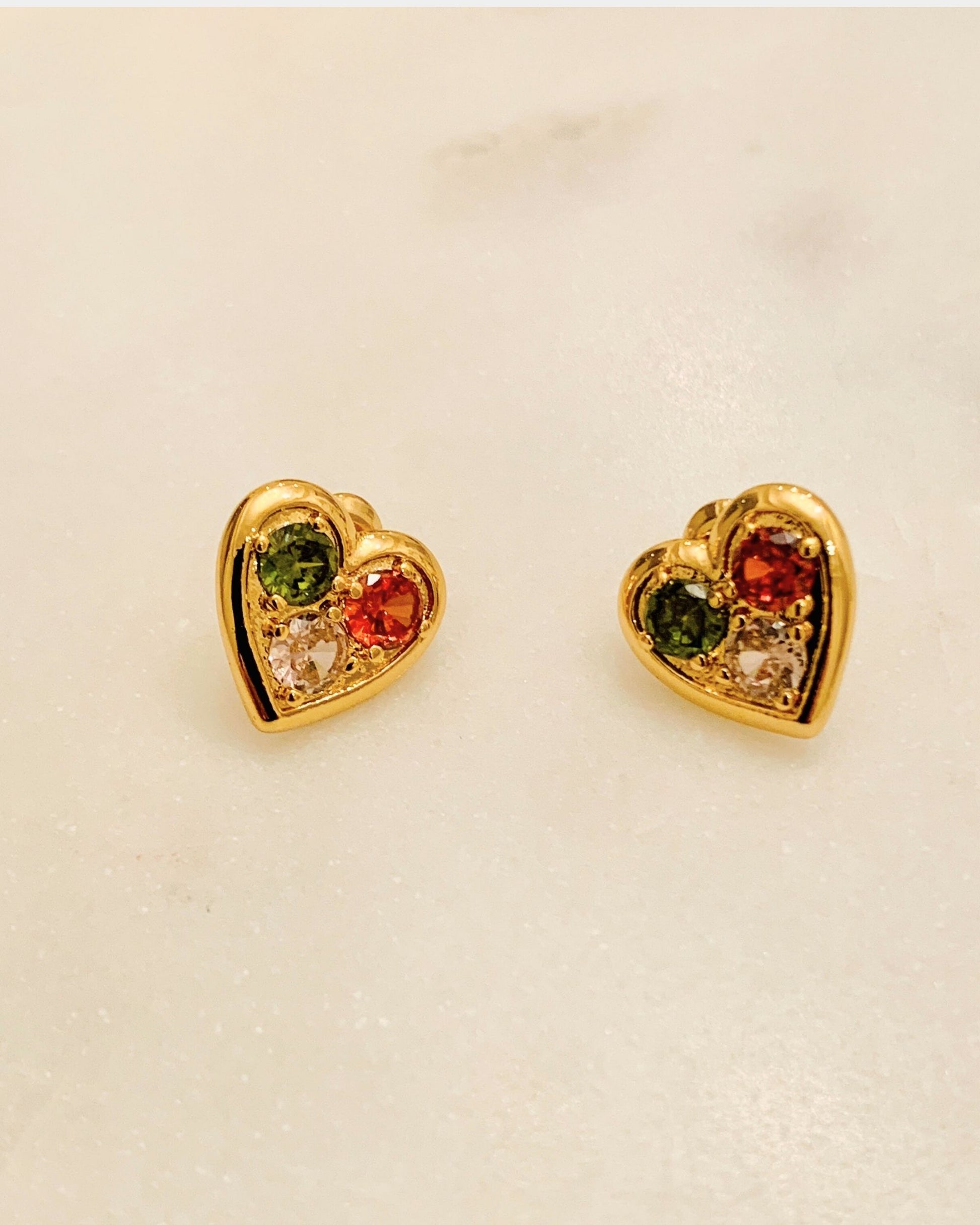 Gold_Forest_Gem_Stud_Earrings_3