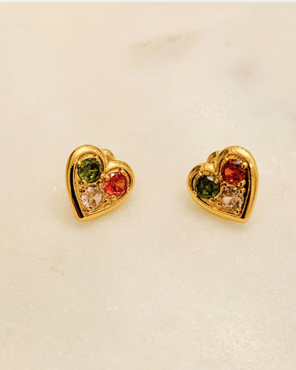 Gold_Forest_Gem_Stud_Earrings_3