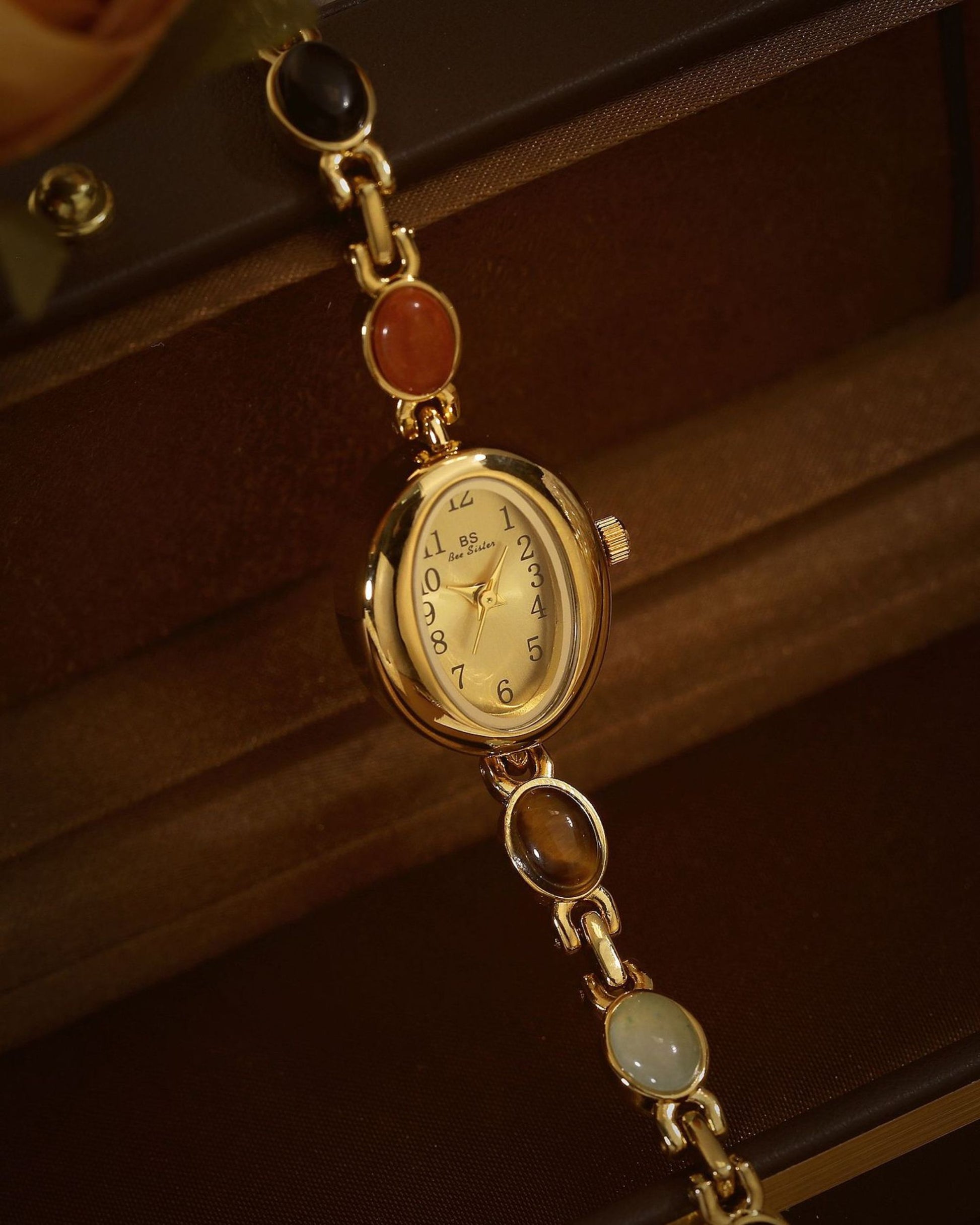 Gold_Horatia_Multicolored_Watch_Bracelet_3