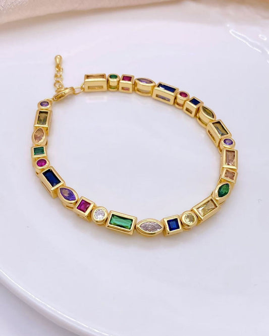 Gold_Iris_Gemstone_Bracelet_1