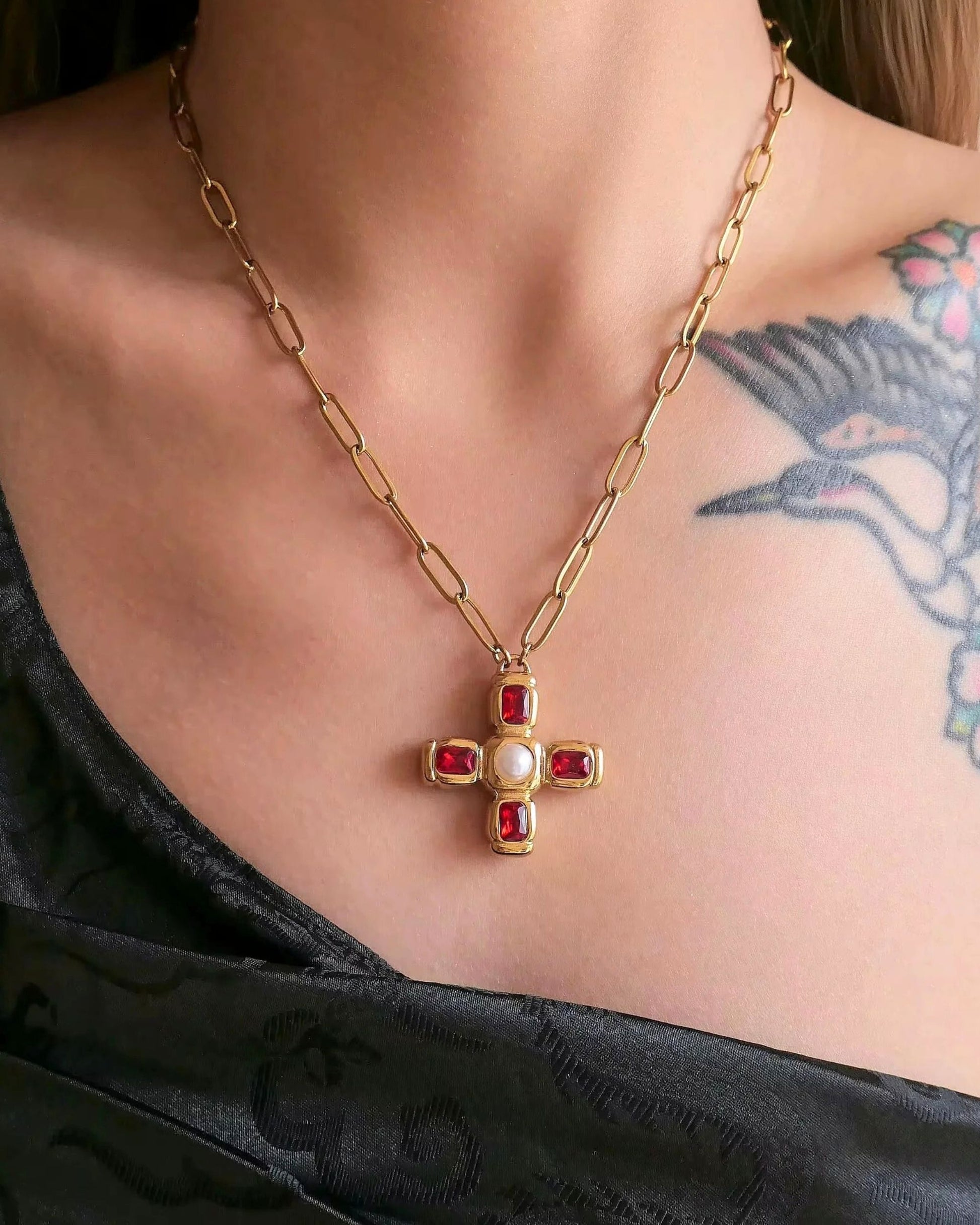 Gold_Juliet_Cross_Necklace_4