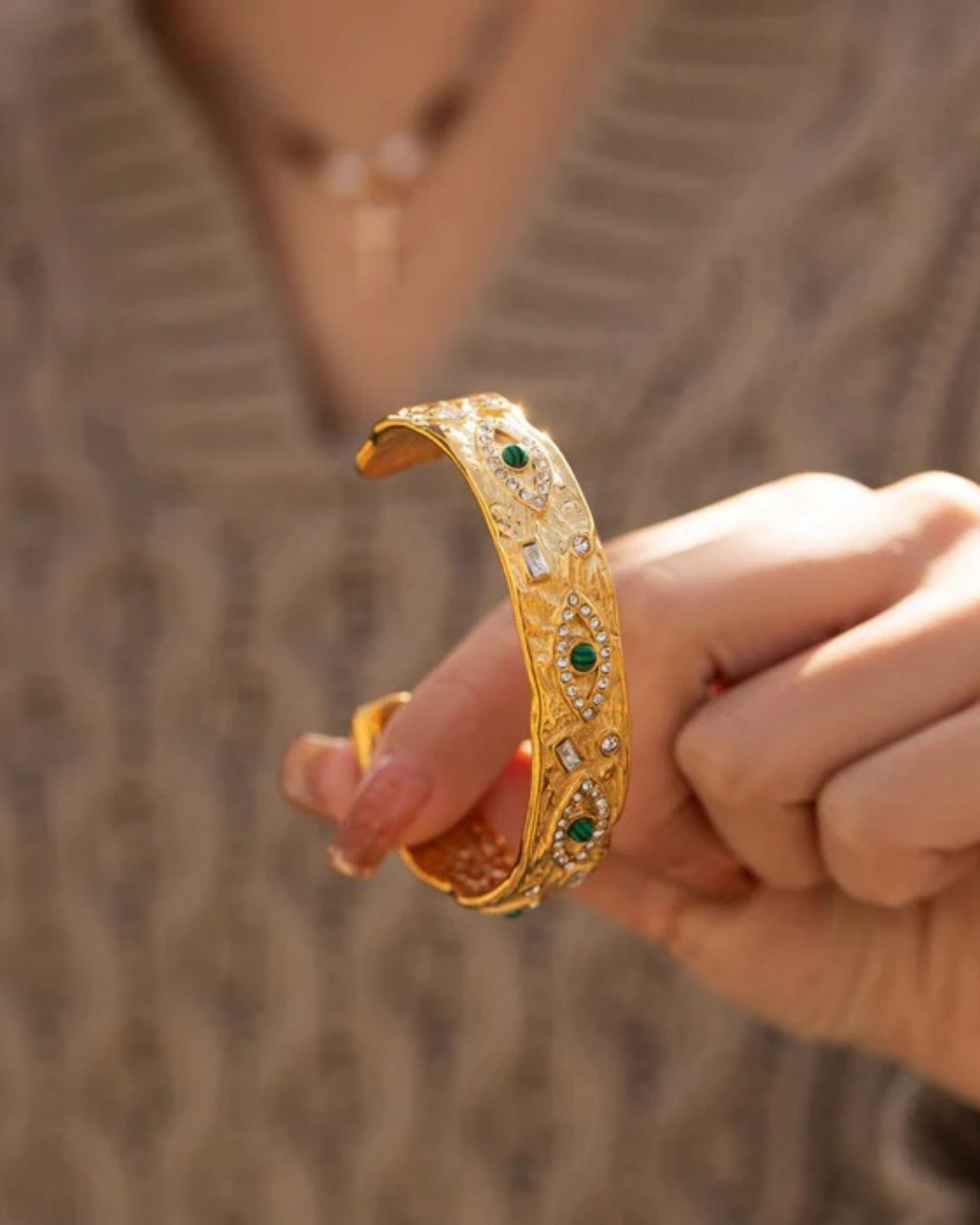 Gold_Lily_Evil_Eye_Bangle_5