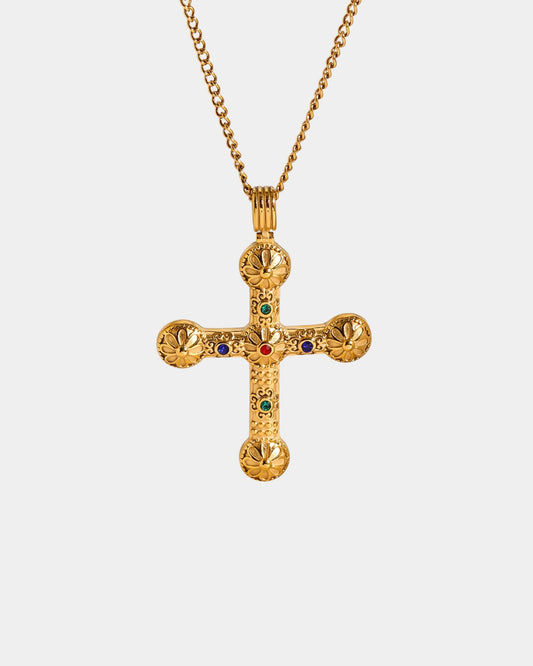 Gold_Lucia_Floral_Cross_Necklace_1