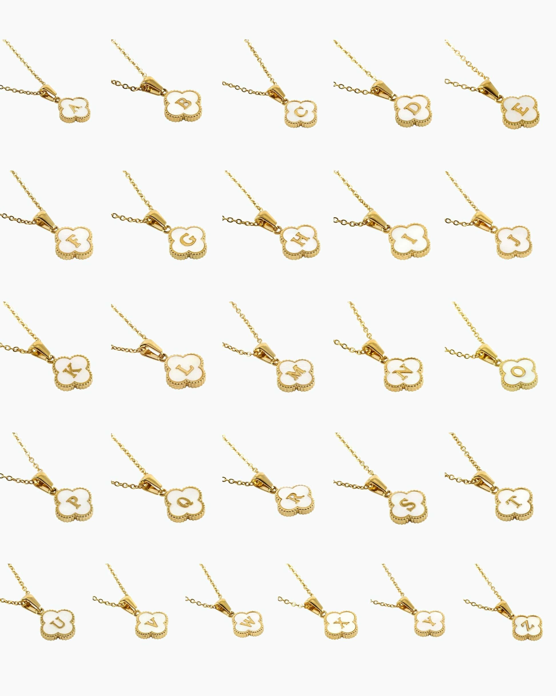 Gold_Lucky_Clover_Initial_Necklace_1