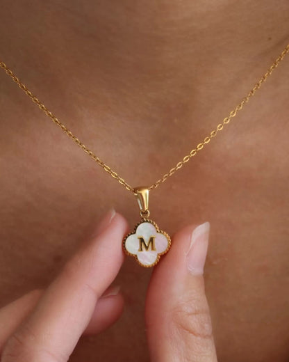 Gold_Lucky_Clover_Initial_Necklace_3