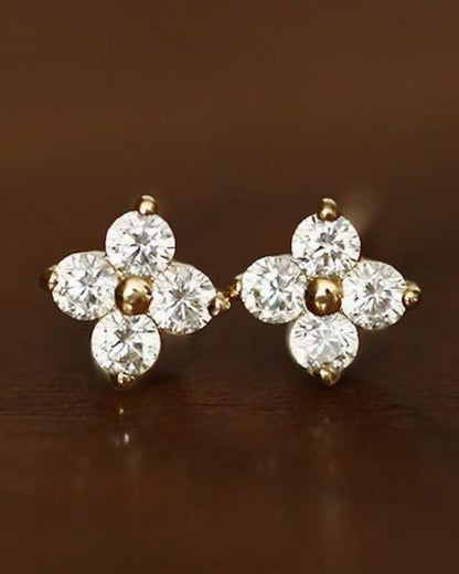 Gold_Lucky_Clover_Stud_Earrings_5