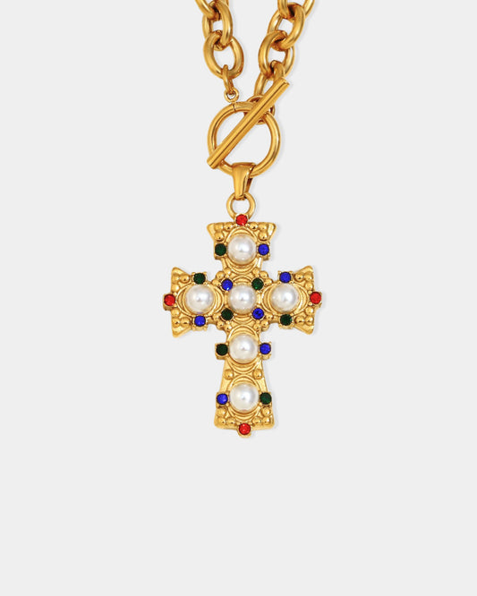 Gold_Mystic_Cross_Pearl_Necklace_1