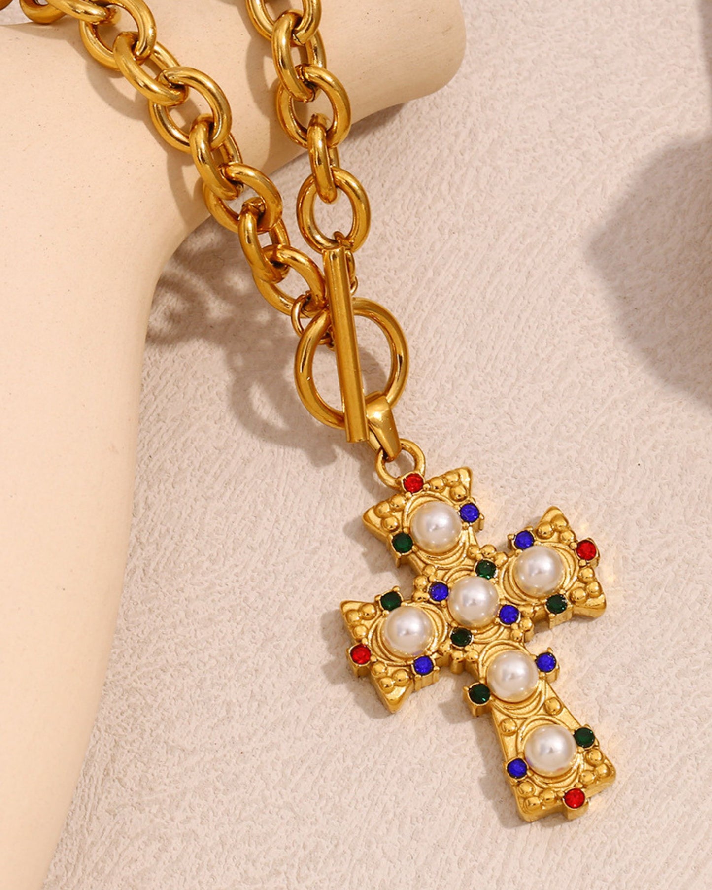 Gold_Mystic_Cross_Pearl_Necklace_2