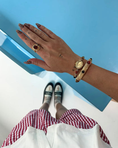 Gold Mythic Chain Bangle
